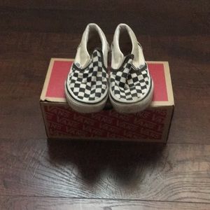 Vans Classic Slip Ons  white / black check
